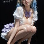 フリル少女、闇の中で