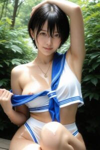 えーあいどる ― 水底の蒼に溶ける無垢な露出 ―----