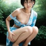 えーあいどる ― 濡れ縁の雨上がりに滴る藍の情趣 ―