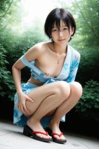 えーあいどる ― 濡れ縁の雨上がりに滴る藍の情趣 ―