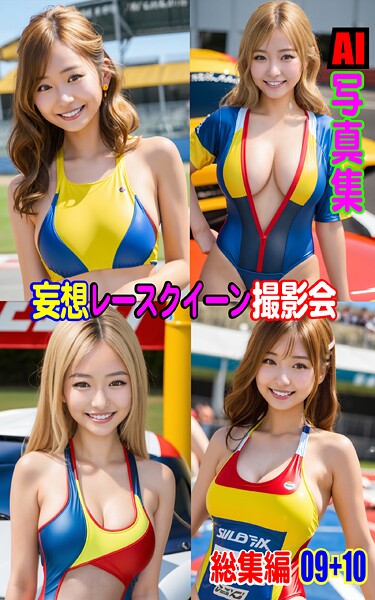 AI写真集 妄想レースクイーン撮影会 総集編 09＋10