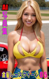 AI写真集 金髪レースクイーン 05