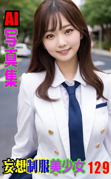 AI写真集 妄想制服美少女 129