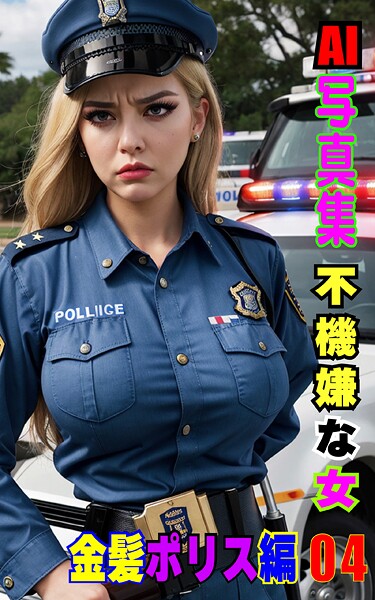 AI写真集 不機嫌な女 金髪ポリス編 04