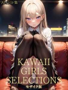 KAWAII GIRLS SELECTIONS 【AIイラスト集】 モザイク版
