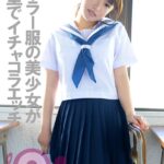 セーラー服姿の美少女が教室でイチャコラSEX----