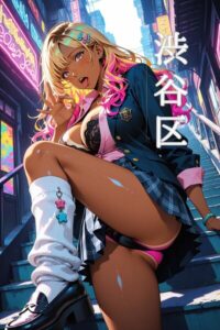 東京禁断スクールガール:渋谷区 ーミルクティーの残像、喧騒に紛れる甘い背徳ー