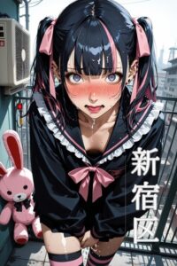 東京禁断スクールガール:新宿区 ーブルーブラックの孤独、屋上で分かち合う痛みー