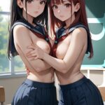 学校で噂の美人姉妹【FREE】