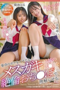 童貞のボクをナメてるメスガキ姉妹のおま●こを絶倫おち●ぽで理解らせる。 Vol.2 / 天馬ゆい 菊池はる