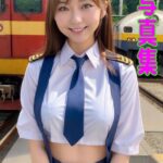 AI写真集 妄想鉄道女子撮影会 70