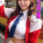 AI写真集 妄想鉄道女子撮影会 73