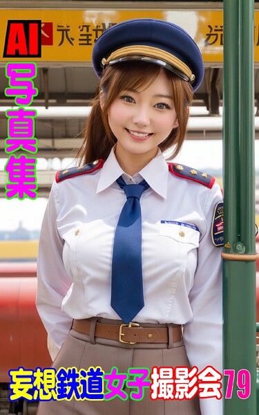 AI写真集 妄想鉄道女子撮影会 79