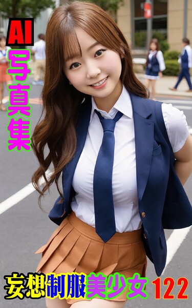 AI写真集 妄想制服美少女 122