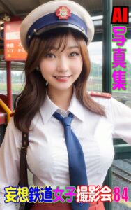 AI写真集 妄想鉄道女子撮影会 84
