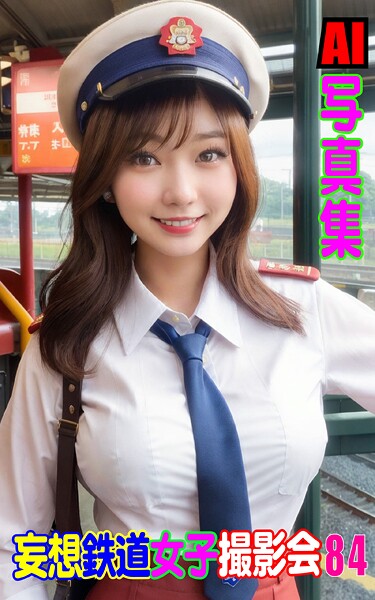 AI写真集 妄想鉄道女子撮影会 84