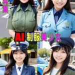 AI写真集 AI制服美少女 ミリタリー・ポリス 総集編 01＋02