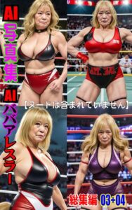 AI写真集 AIババアレスラー総集編 03＋04----