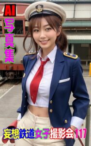 AI写真集 妄想鉄道女子撮影会 117