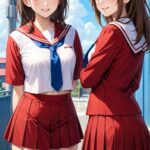 AIイラスト集 制服美少女03