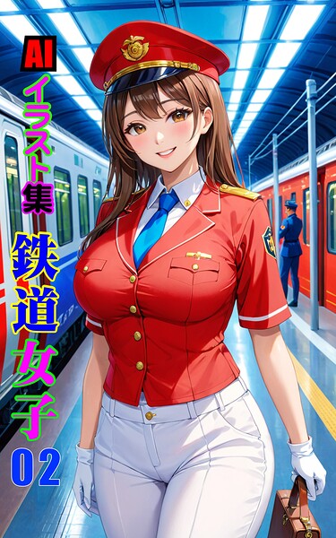 AIイラスト集 鉄道女子 02