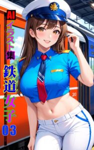 AIイラスト集 鉄道女子 03