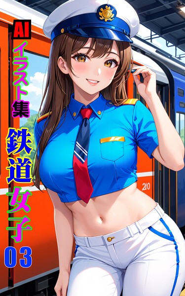 AIイラスト集 鉄道女子 03