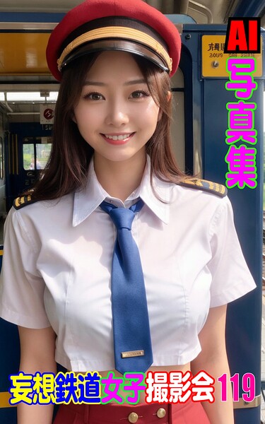 AI写真集 妄想鉄道女子撮影会 119
