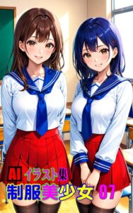 AIイラスト集 制服美少女07