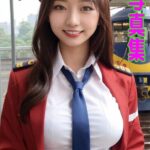 AI写真集 妄想鉄道女子撮影会 121