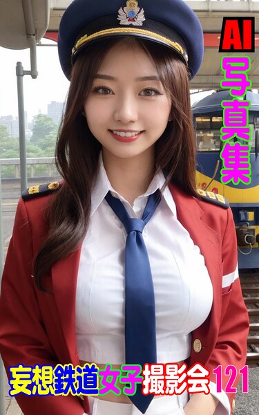 AI写真集 妄想鉄道女子撮影会 121