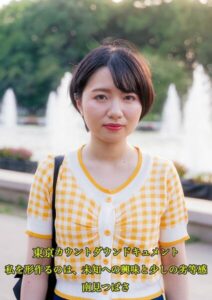 東京カウントダウン ドキュメント 私を形作るのは、未知への興味と少しの劣等感 南見つばさ