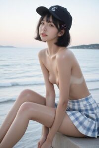 ヴィーナス・コード 〜焦げた肌に刻まれる熱帯の刻印、つばの影で蕩ける理性の境界線〜