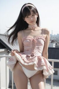 お嬢様の放課後:地上30メートルの背徳