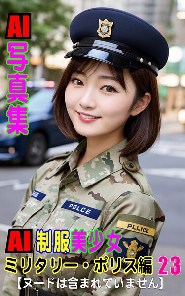 AI写真集 AI制服美少女 ミリタリー・ポリス編23