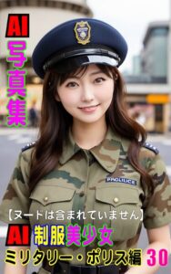 AI写真集 AI制服美少女 ミリタリー・ポリス編30----