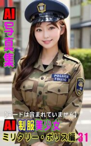 AI写真集 AI制服美少女 ミリタリー・ポリス編31