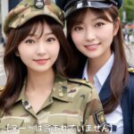 AI写真集 AI制服美少女 ミリタリー・ポリス編36
