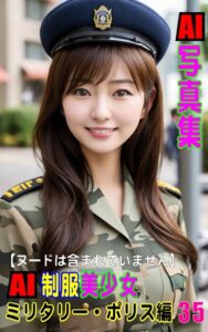 AI写真集 AI制服美少女 ミリタリー・ポリス編35