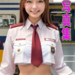 AI写真集 妄想鉄道女子撮影会 66----