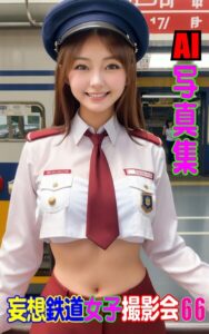 AI写真集 妄想鉄道女子撮影会 66----