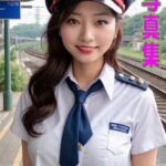 AI写真集 妄想鉄道女子撮影会 123----
