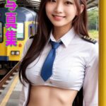 AI写真集 妄想鉄道女子撮影会 128