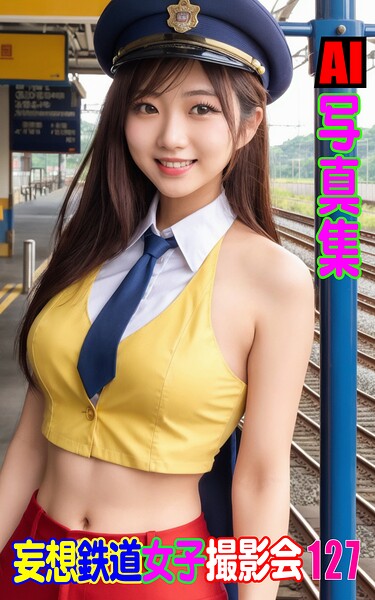 AI写真集 妄想鉄道女子撮影会 127