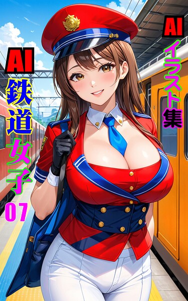 AIイラスト集 鉄道女子 07