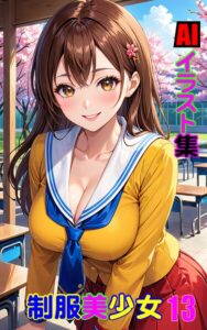 AIイラスト集 制服美少女13