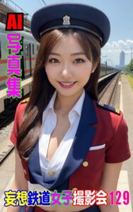 AI写真集 妄想鉄道女子撮影会 129